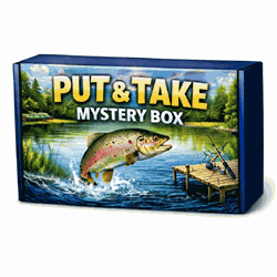Mystery Box til Put & Take – komplet grejpakke til ørredsøen – Fisk & Fang Helsingør